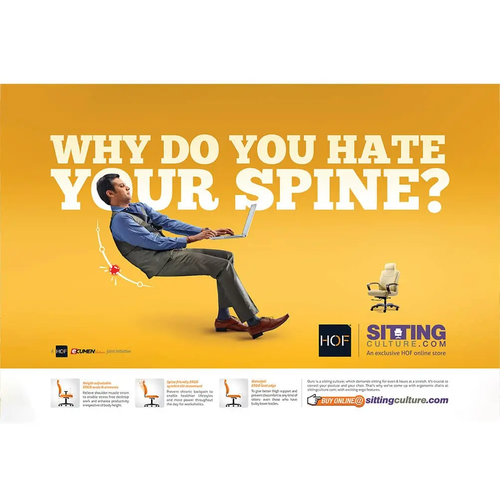 ahmedabad's leading branding company for furniture brand - HOF